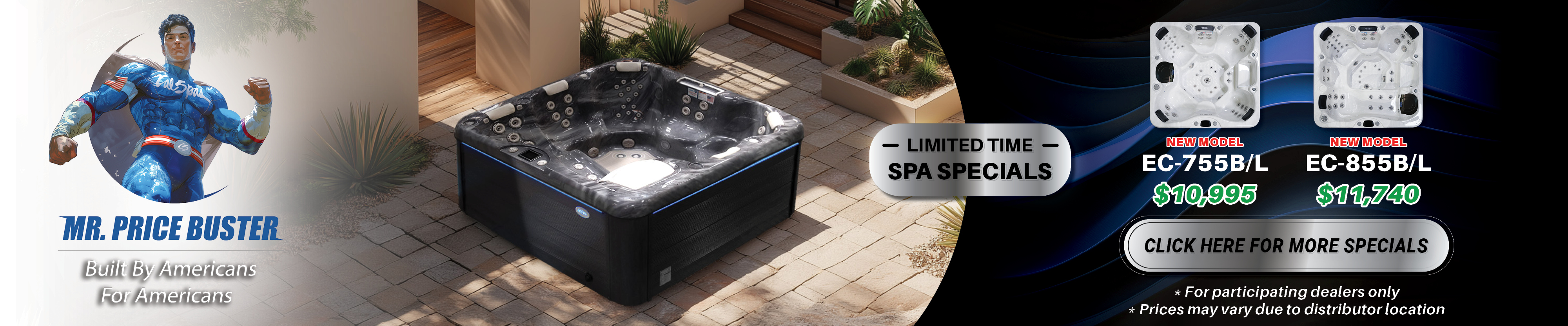 Calspas hot tub being used in a family setting - Utica